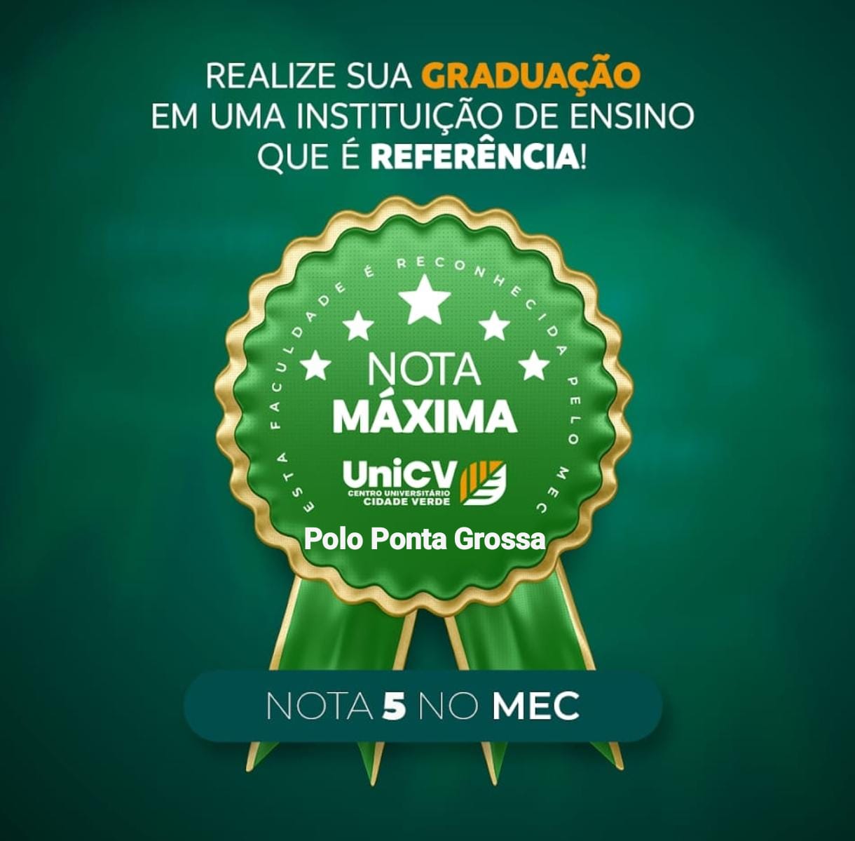 Selo Nota 5 no MEC